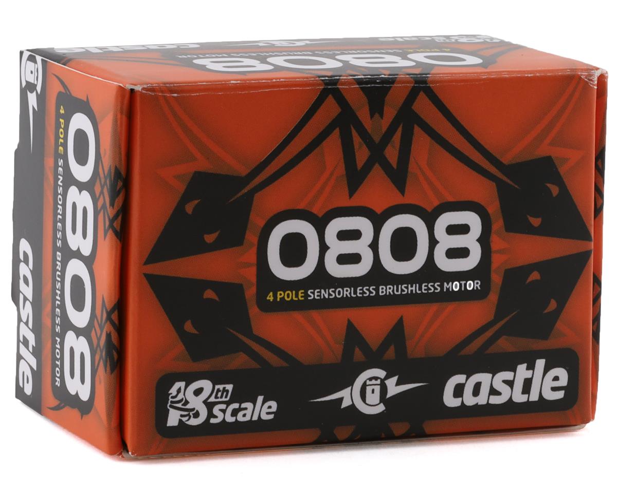 Castle Creations 0808 4-Pole 1/18 Brushless Motor (8200KV)