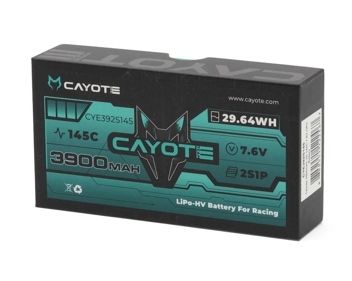 Cayote 2S 145C LCG Shorty LiHV Battery (7.6V/3900mAh)