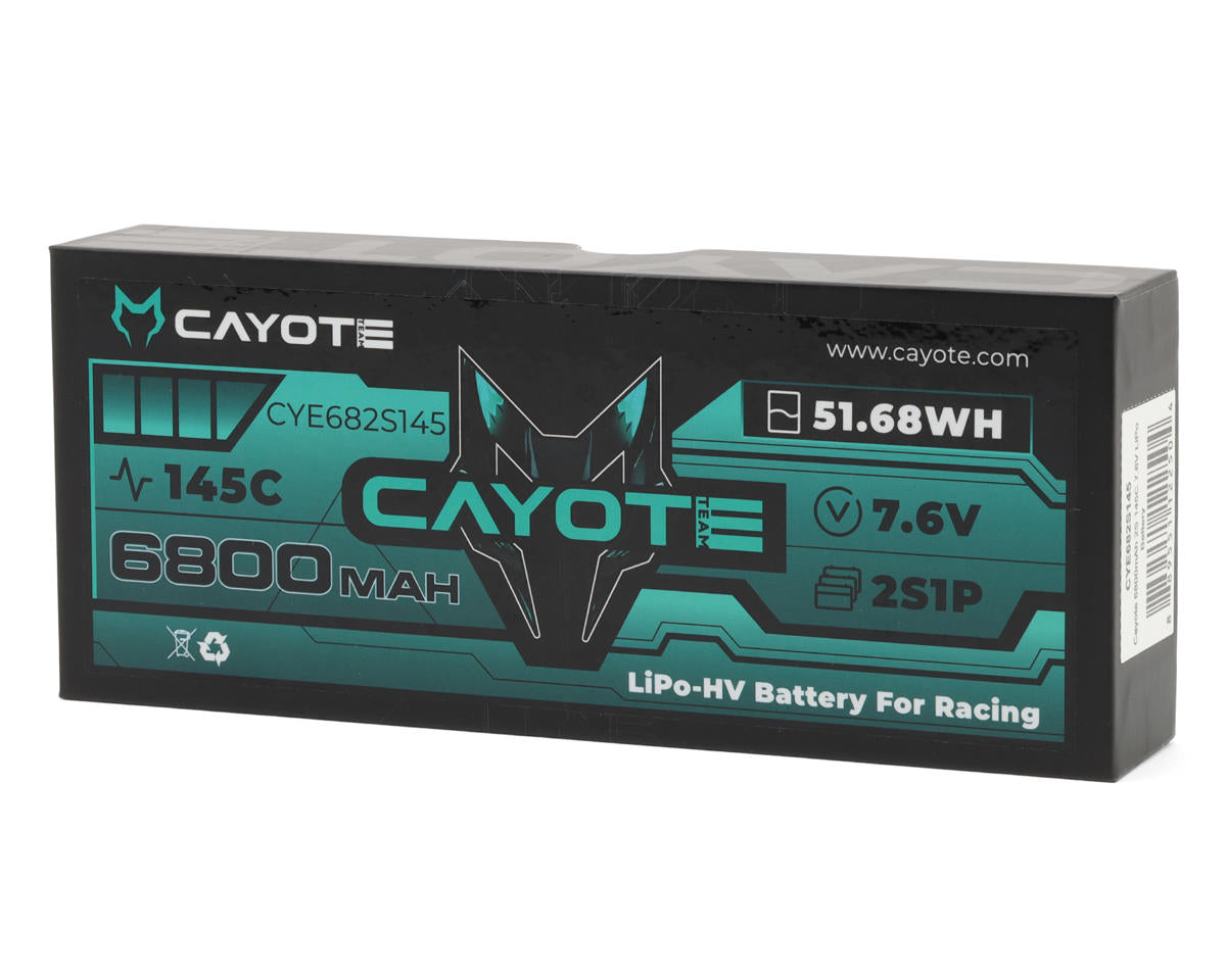 Cayote 2S 145C LCG Stick LiHV Battery (7.6V/6800mAh)