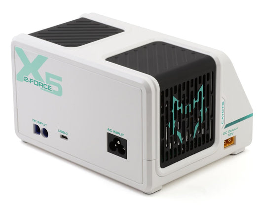 Cayote 2-Force X5 Racing Dual Battery Charger w/XT90 Charge Lead
