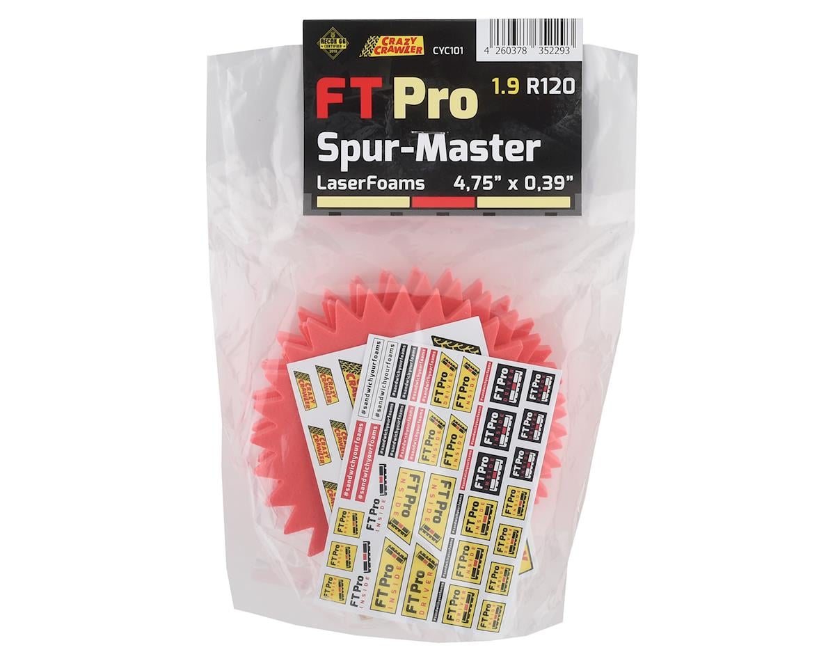 Crazy Crawler LaserFoam "FT Pro Spur Master" 1.9" Foam Crawler Tire Insert (4)