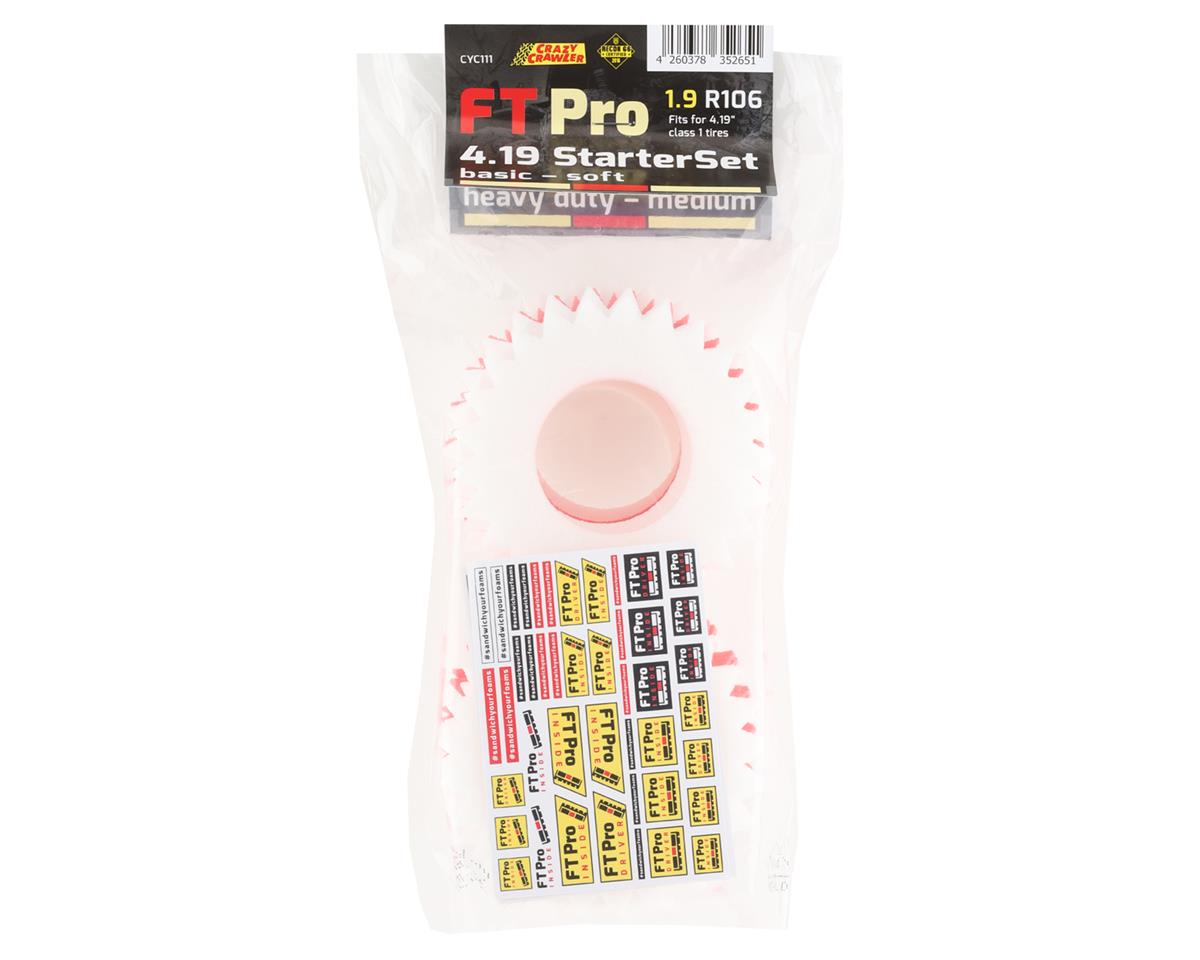 Crazy Crawler LaserFoam Class 1 FT Pro 1.9" Crawler Tire Insert Starter Set (4)