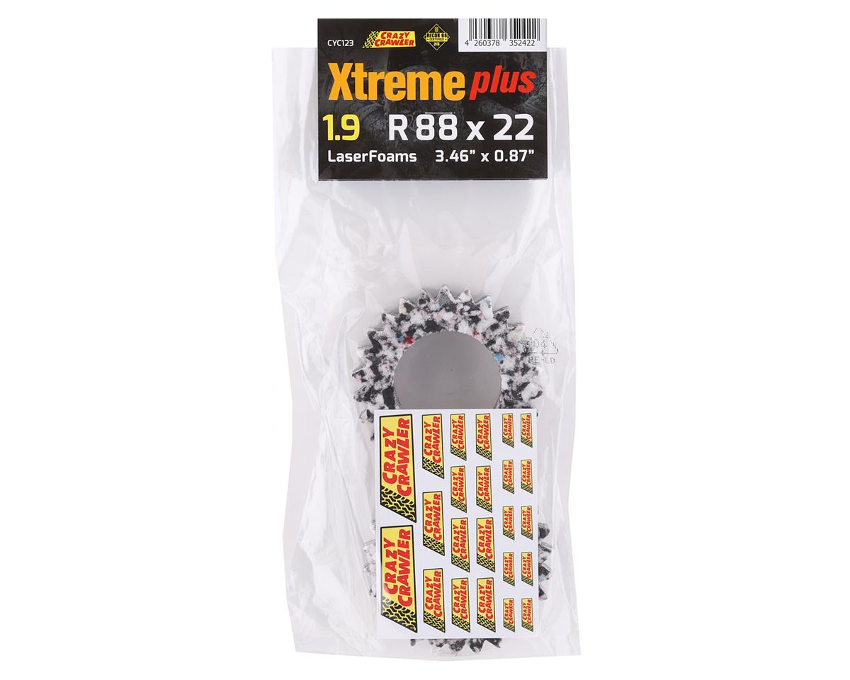 Crazy Crawler LaserFoam Xtreme Plus 1.9" Foam Crawler Tire Insert (2) (88x20mm)