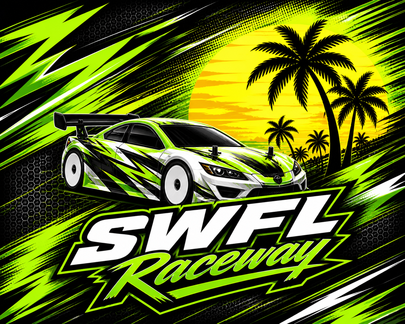 SWFL Raceway Pit Board