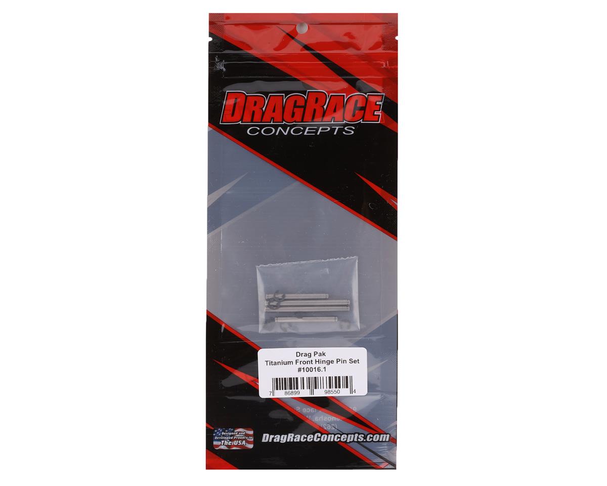 DragRace Concepts Drag Pak Maxim Titanium Front Hinge Pin Set (Use w/DRC-10015)