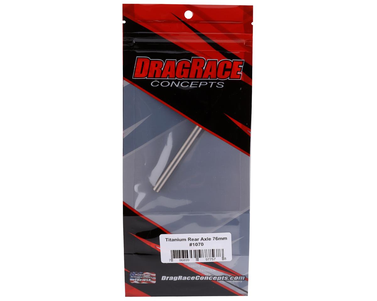 DragRace Concepts Inline 76mm Titanium Rear Axle