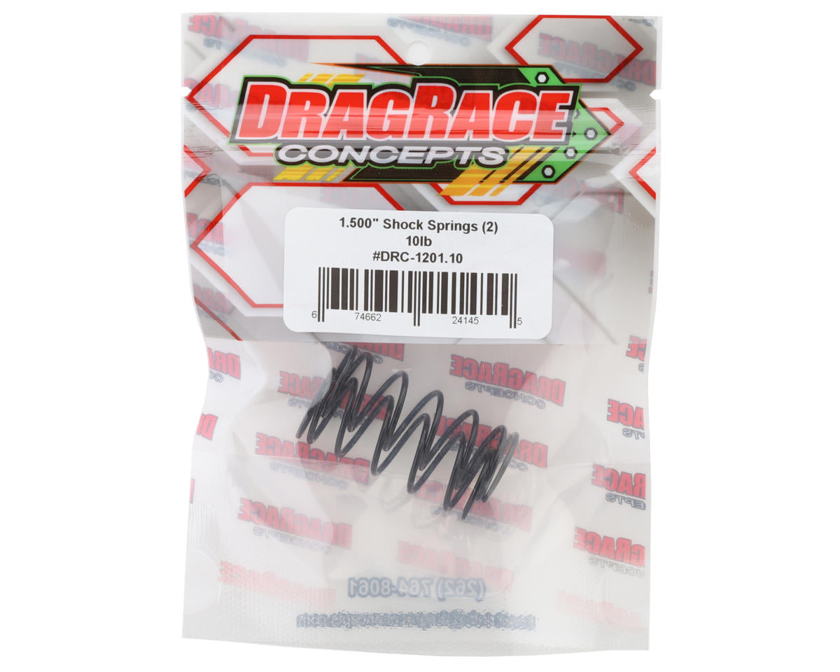 DragRace Concepts 1.500" Super Flow Shock 13.5mm Springs (10lb) (2)