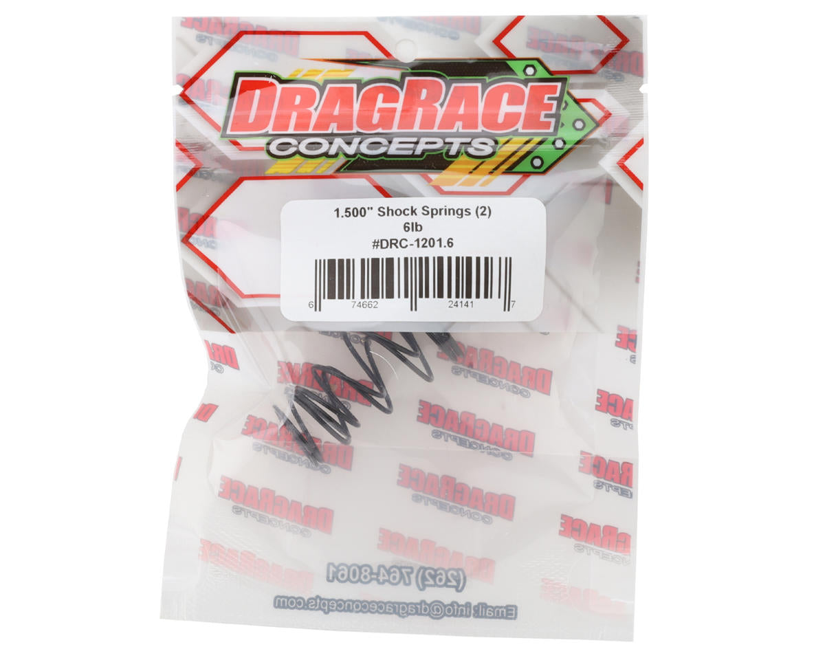 DragRace Concepts 1.500" Super Flow Shock 13.5mm Springs (6lb) (2)