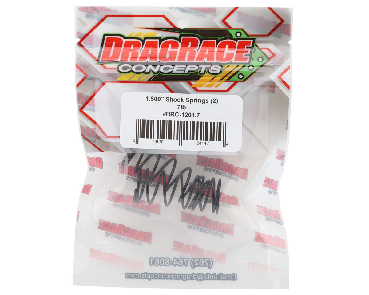 DragRace Concepts 1.500" Super Flow Shock 13.5mm Springs (7lb) (2)