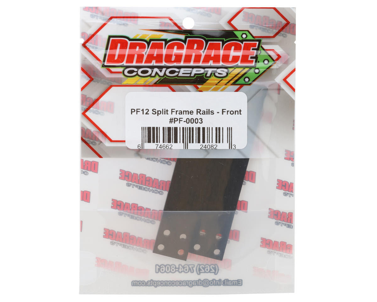 DragRace Concepts PF12 Pro Mod Split Frame Carbon Rails (Front) (2)