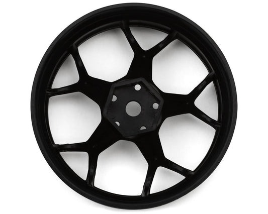 DS Racing Feathery Split Spoke Drift Rim (Black Hi Gloss) (2) (8mm Offset)