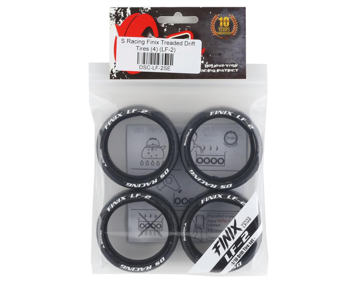 DS Racing Finix Treaded Drift Tires (4) (LF-2)