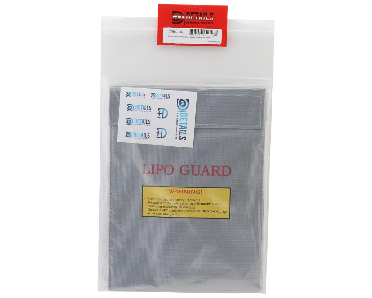 Hobby Details Flame Resistant LiPo Charging Bag (23x30cm)