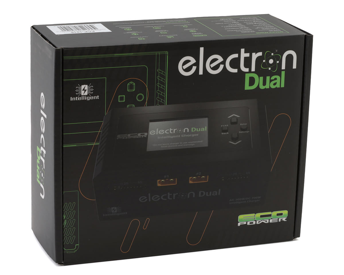 EcoPower "Electron Dual" Intelligent LiPo/LiHV/LiFe AC/DC Charger