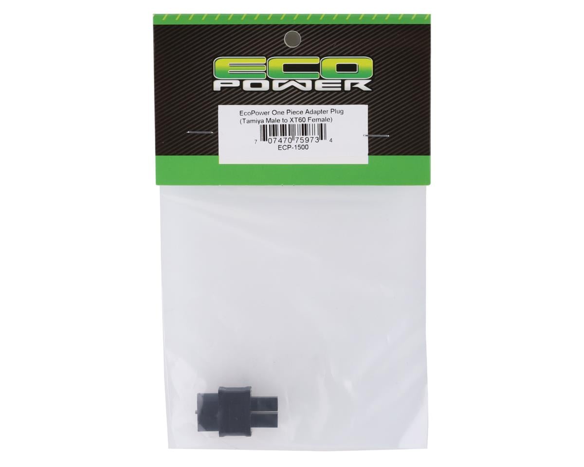 EcoPower One Piece Adapter Plug (Tamiya Male to XT60 Female)
