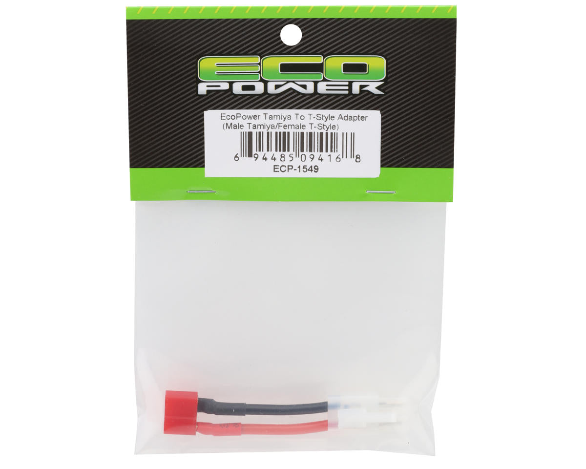 EcoPower Tamiya To T-Style Adapter (Male Tamiya/Female T-Style)