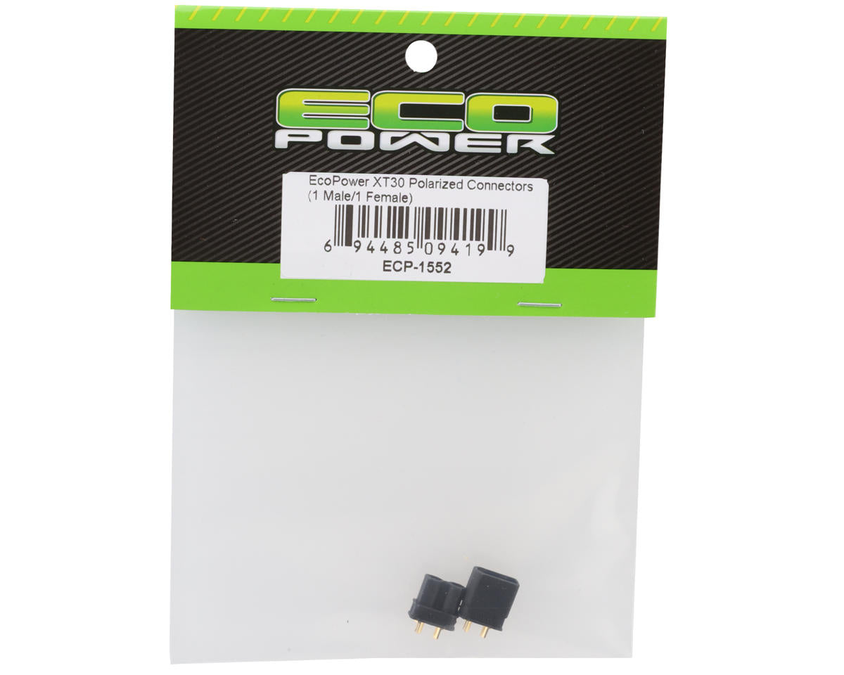 EcoPower XT30 Polarized Connectors (1 Male/1 Female)