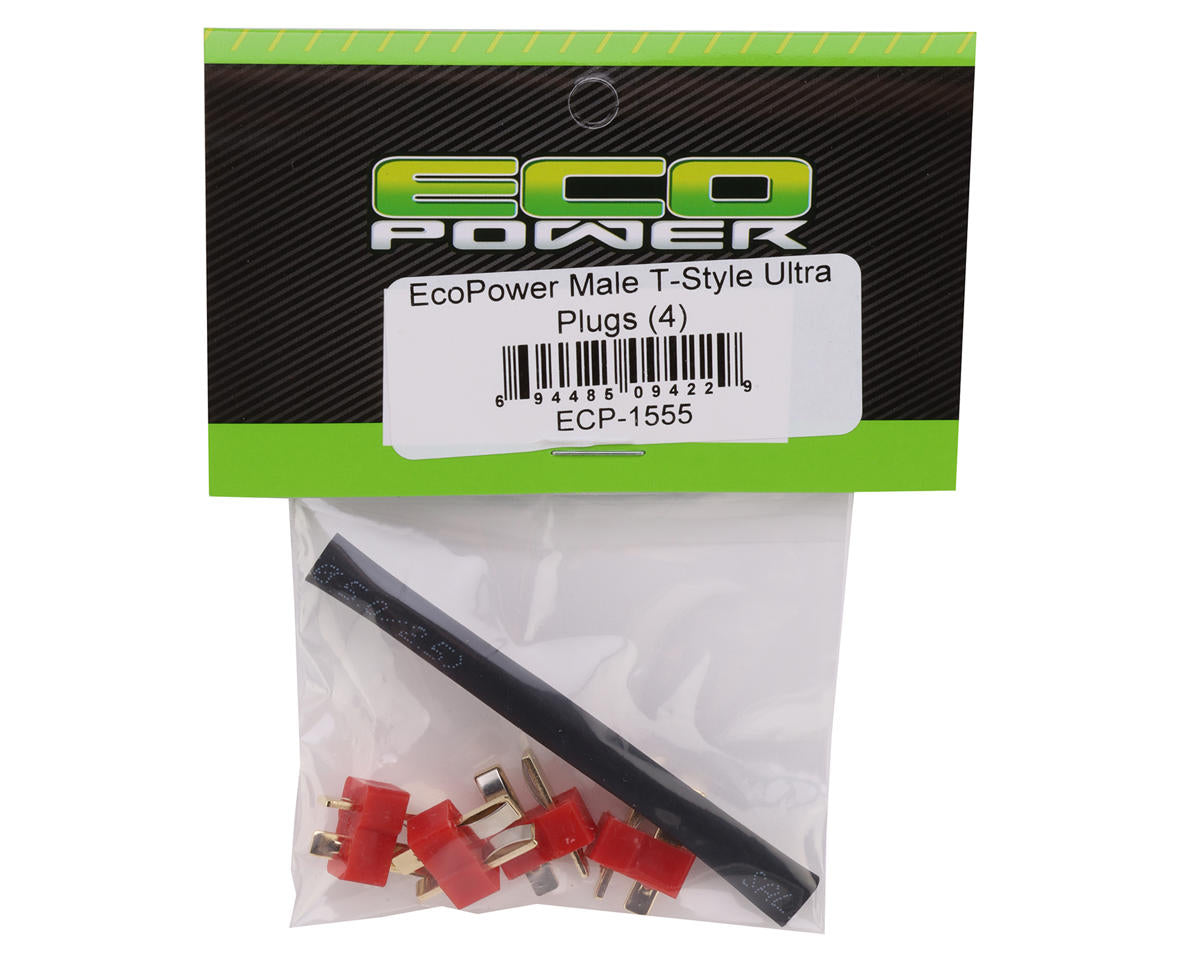 EcoPower T-Style Ultra Plugs (4 Male)