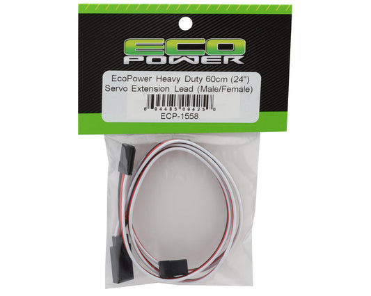 EcoPower Heavy Duty Servo Extension Lead (Male/Female) 60cm (24")