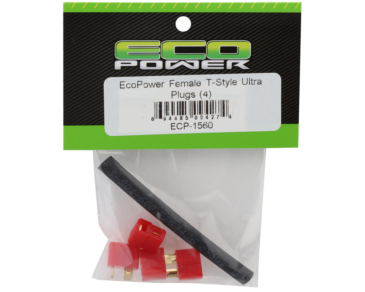 EcoPower T-Style Ultra Plugs (Female) (4)