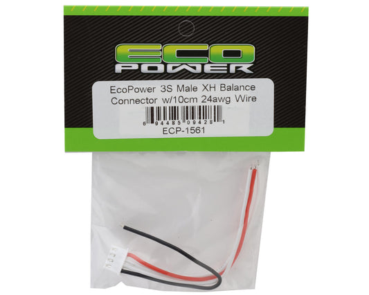 EcoPower 3S Male XH Balance Connector Pigtail (10cm) (24AWG)