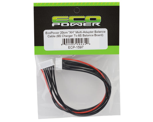 EcoPower 6S "XH" Multi-Adapter Balance Cable (Charger To Balance Board) (20cm)