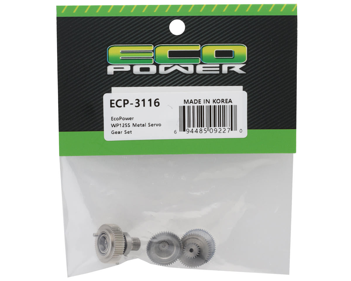 EcoPower WP125S Metal Servo Gear Set