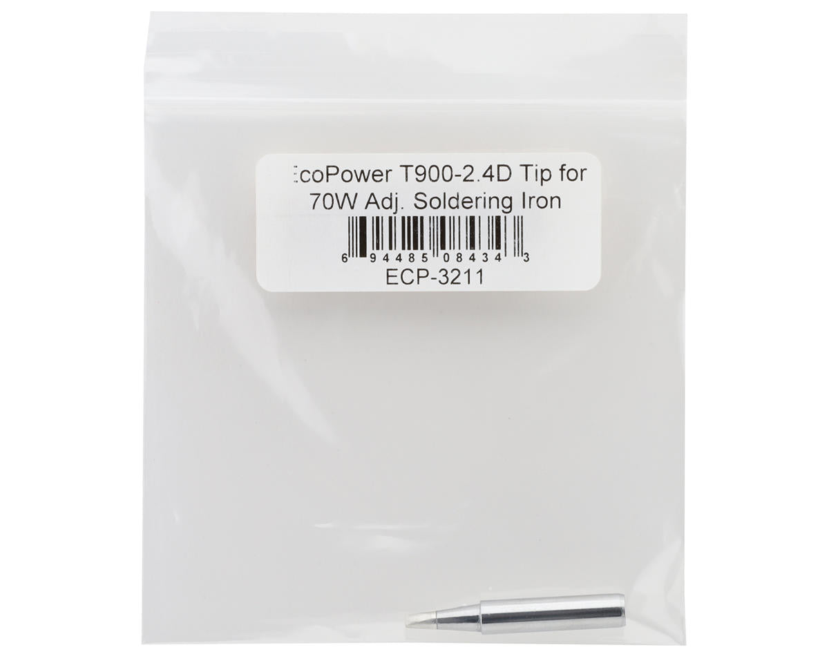EcoPower 70W Adjustable Soldering Iron T900 Chisel Tip (2.4mm)