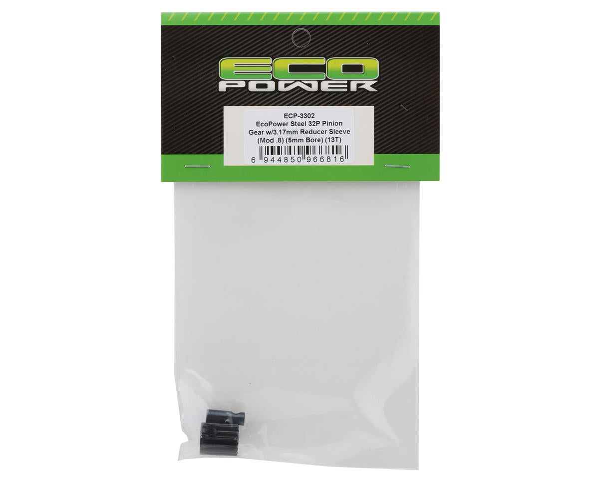 EcoPower Steel 32P Pinion Gear (Mod .8) (5mm Bore) (13T)