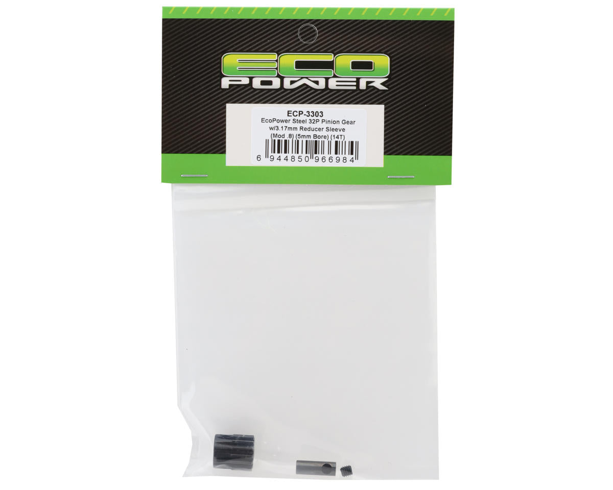 EcoPower Steel 32P Pinion Gear (Mod .8) (5mm Bore) (14T)
