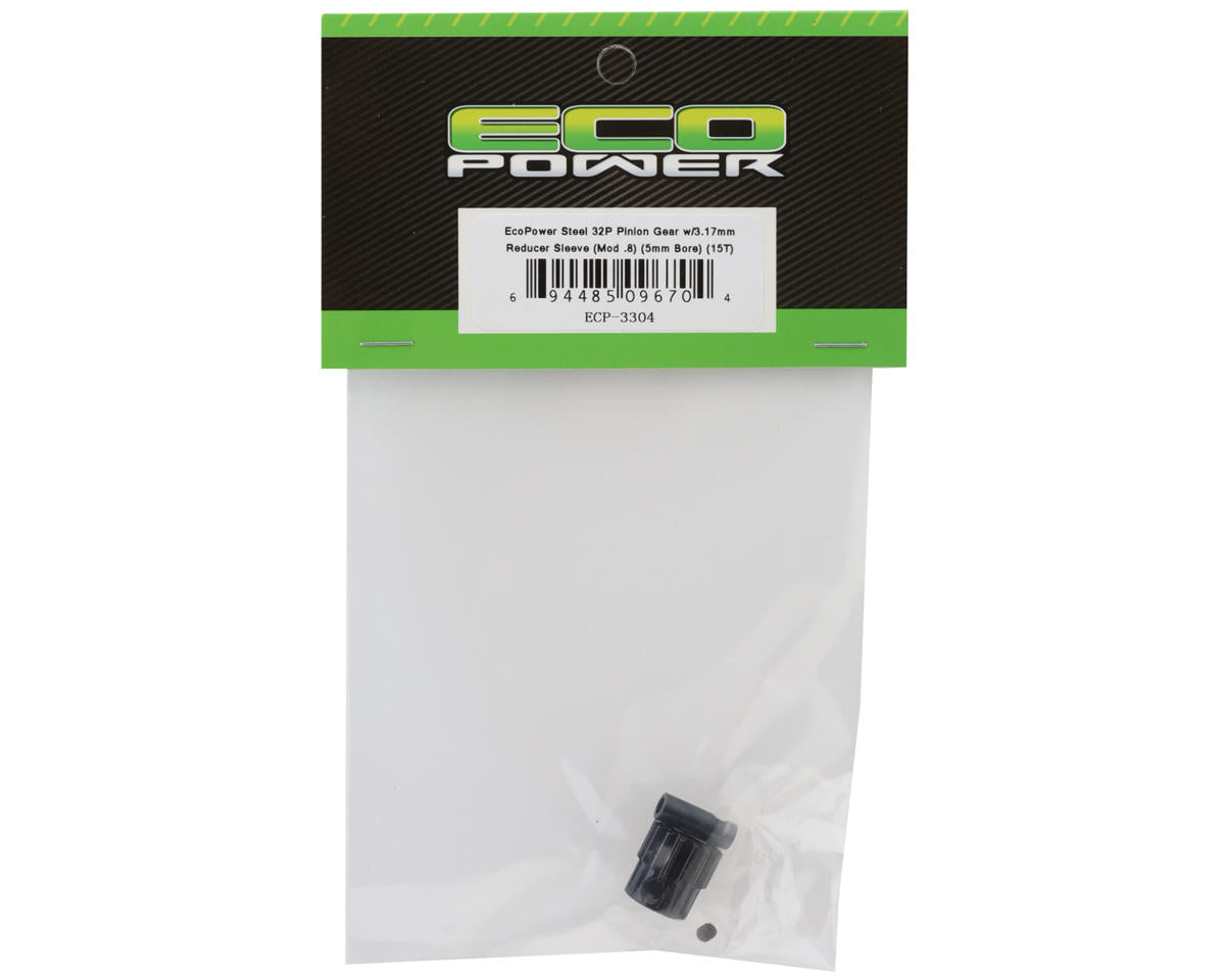 EcoPower Steel 32P Pinion Gear (Mod .8) (5mm Bore) (15T)