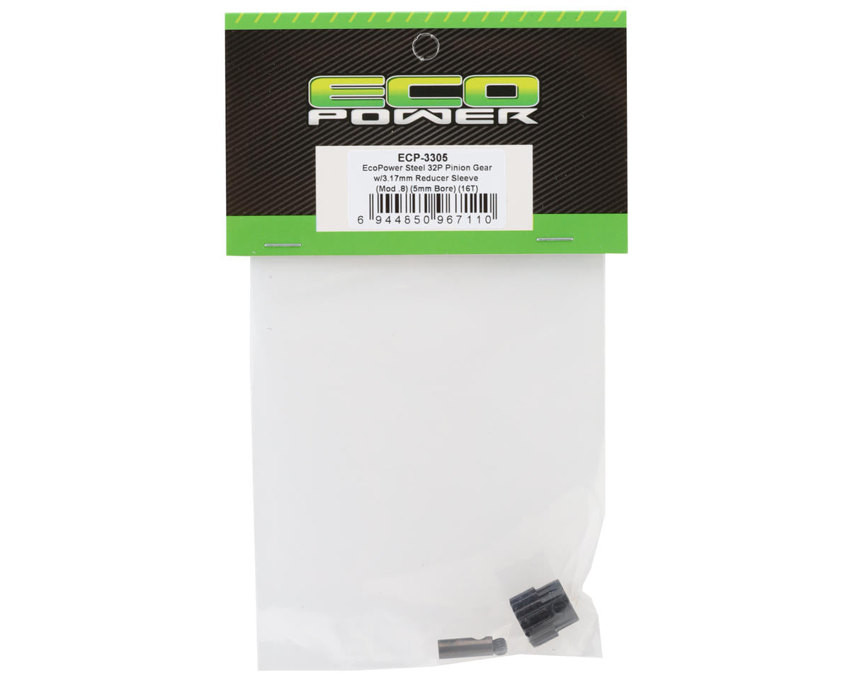 EcoPower Steel 32P Pinion Gear (Mod .8) (5mm Bore) (16T)