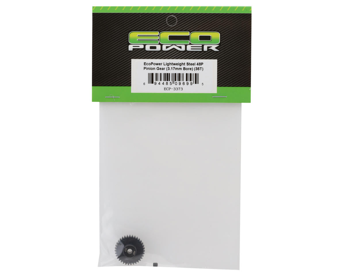 EcoPower Lightweight Steel 48P Pinion Gear (3.17mm Bore) (35T)