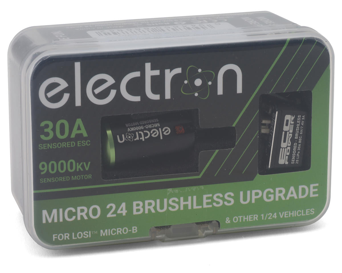 EcoPower "Electron" Micro 24 Brushless Upgrade Combo (Sensored ESC & Motor)