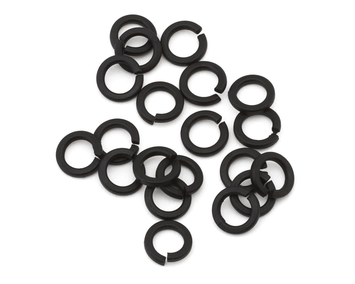 EcoPower 3mm "High Strength" Black Lock Washers (20)