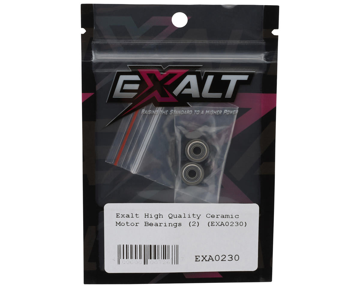 Team Exalt 1/8 x 3/8 x 5/32 Ceramic Motor Ball Bearings (2)