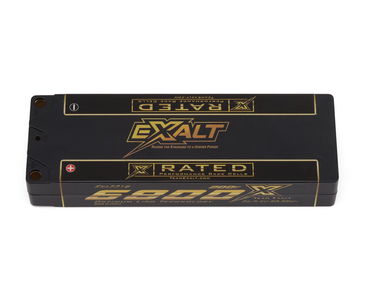 Team Exalt X-Rated 2S 200C LCG LiPo Battery (7.4V/6800mAh)