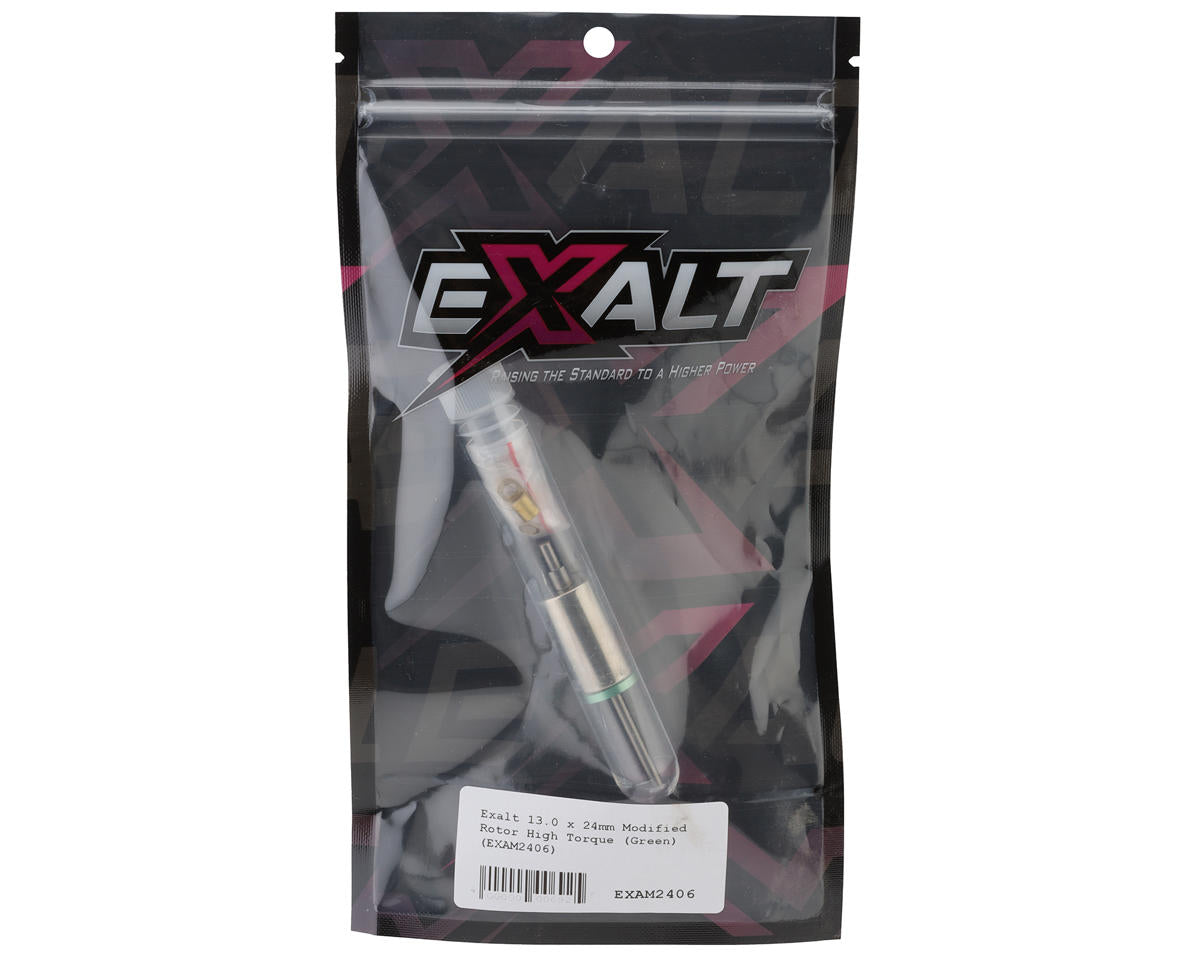 Team Exalt Rotor w/Green Indicator Ring (High Torque) (13x24mm) (Green)