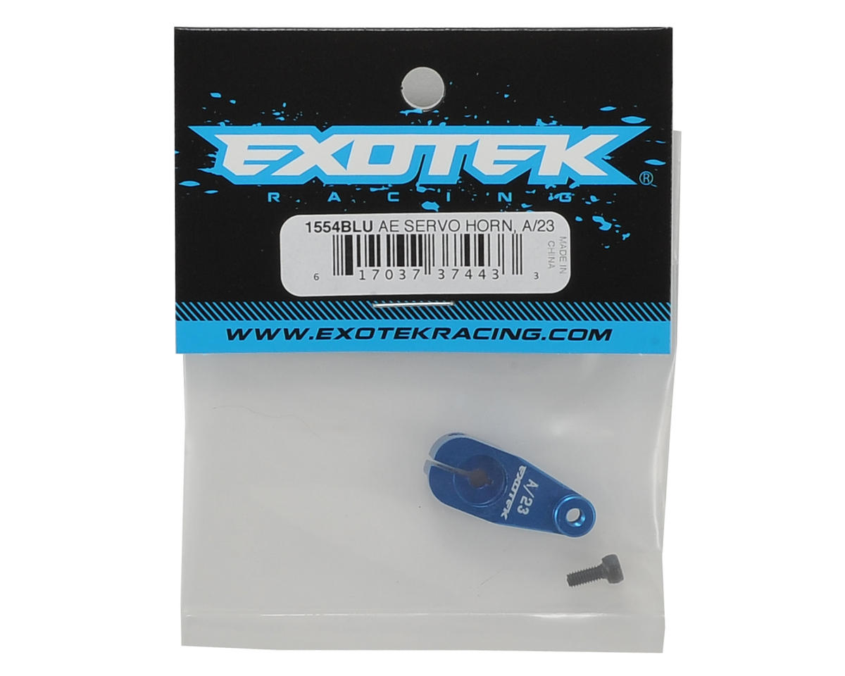 Exotek AE Aluminum HD Servo Horn (Blue) (23T)