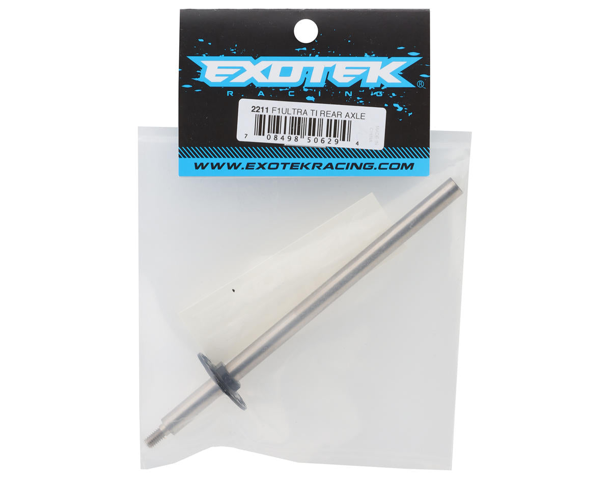 Exotek F1 Ultra Lightweight Ball Differential Titanium Rear Axle