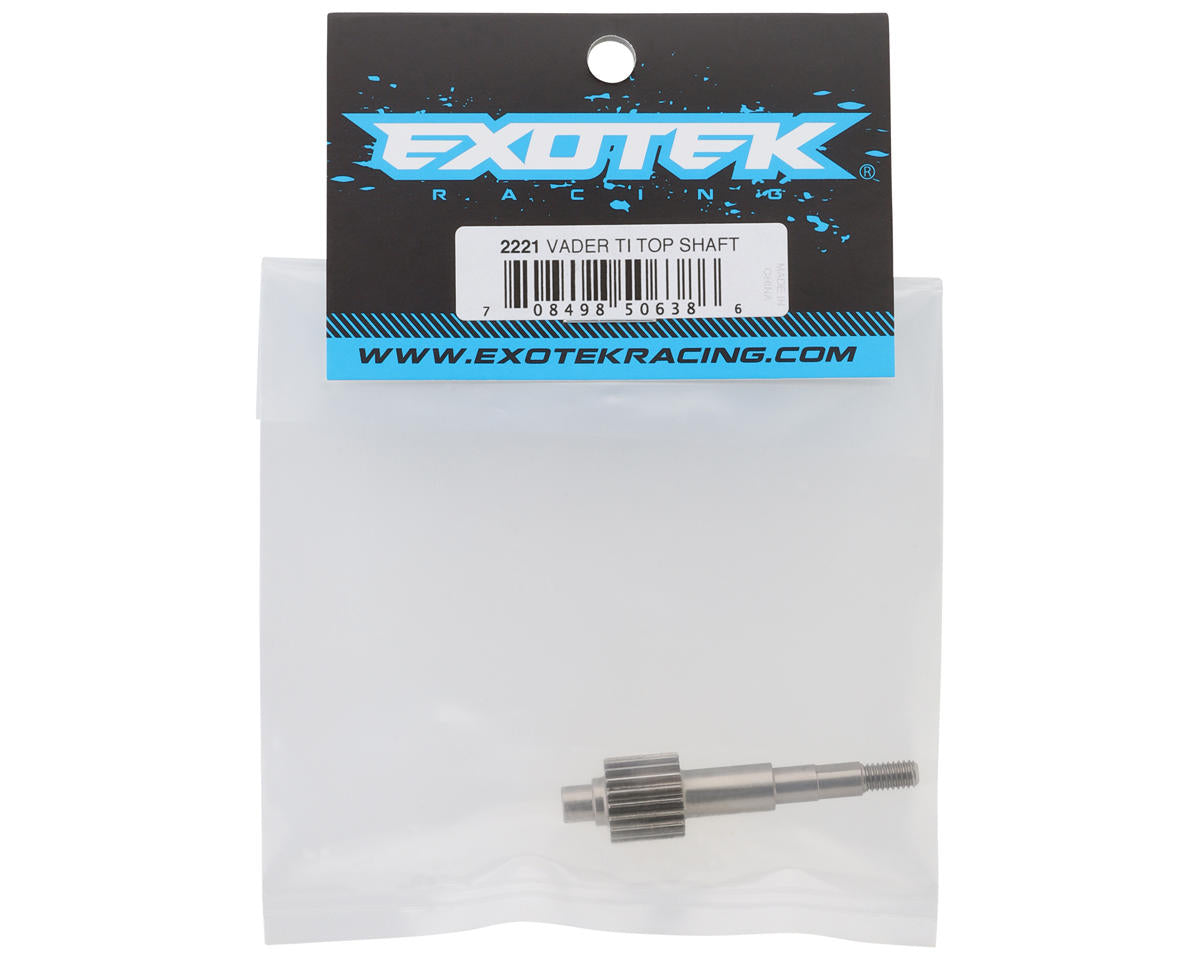Exotek Vader Pro Titanium Top Shaft