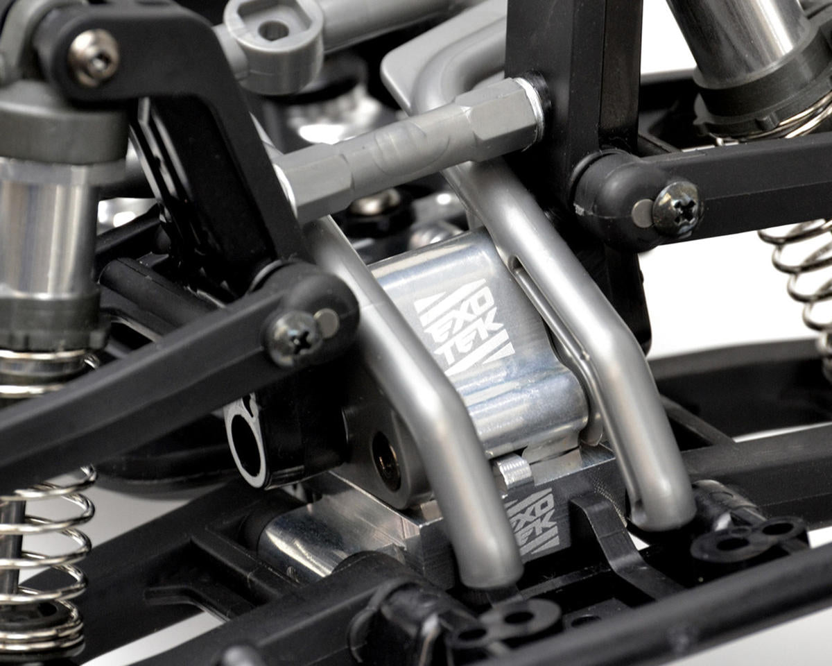 Exotek Tamiya BBX BB-01 Aluminum HD Front Upper Bulkhead (Silver)