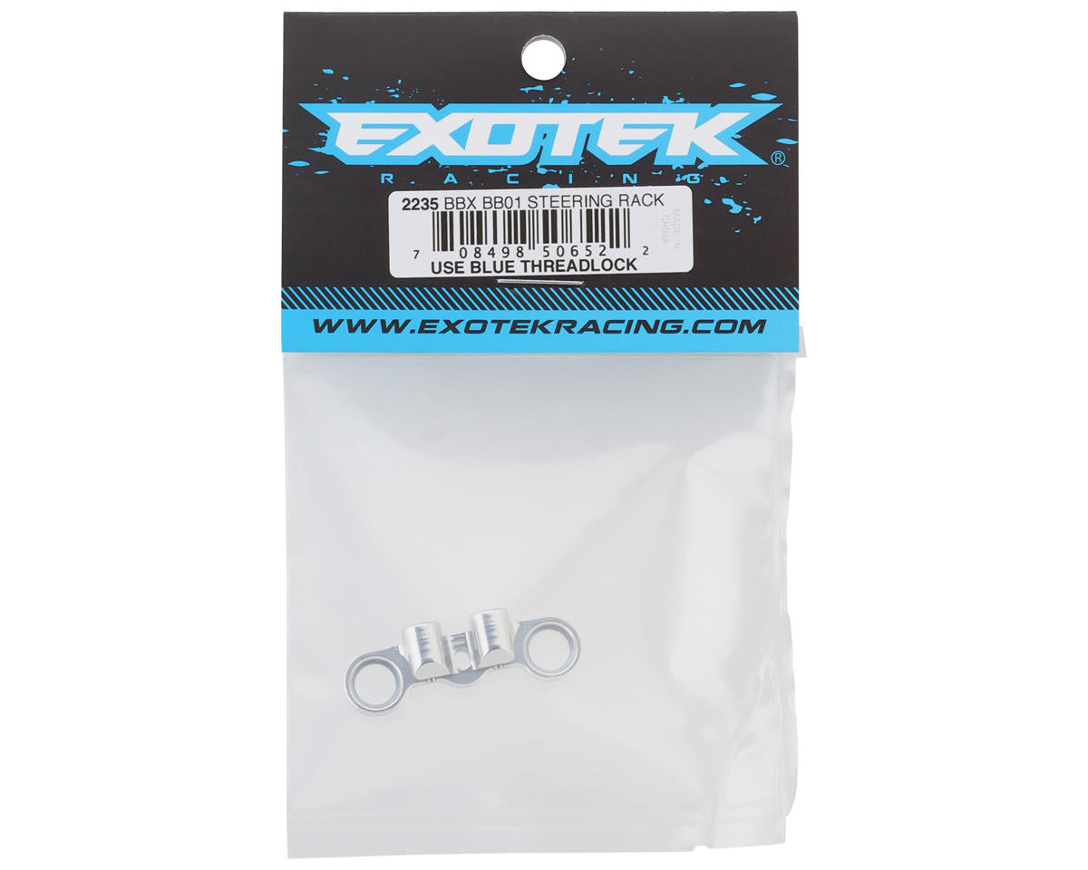Exotek Tamiya BBX BB-01 Aluminum HD Steering Rack (Silver)