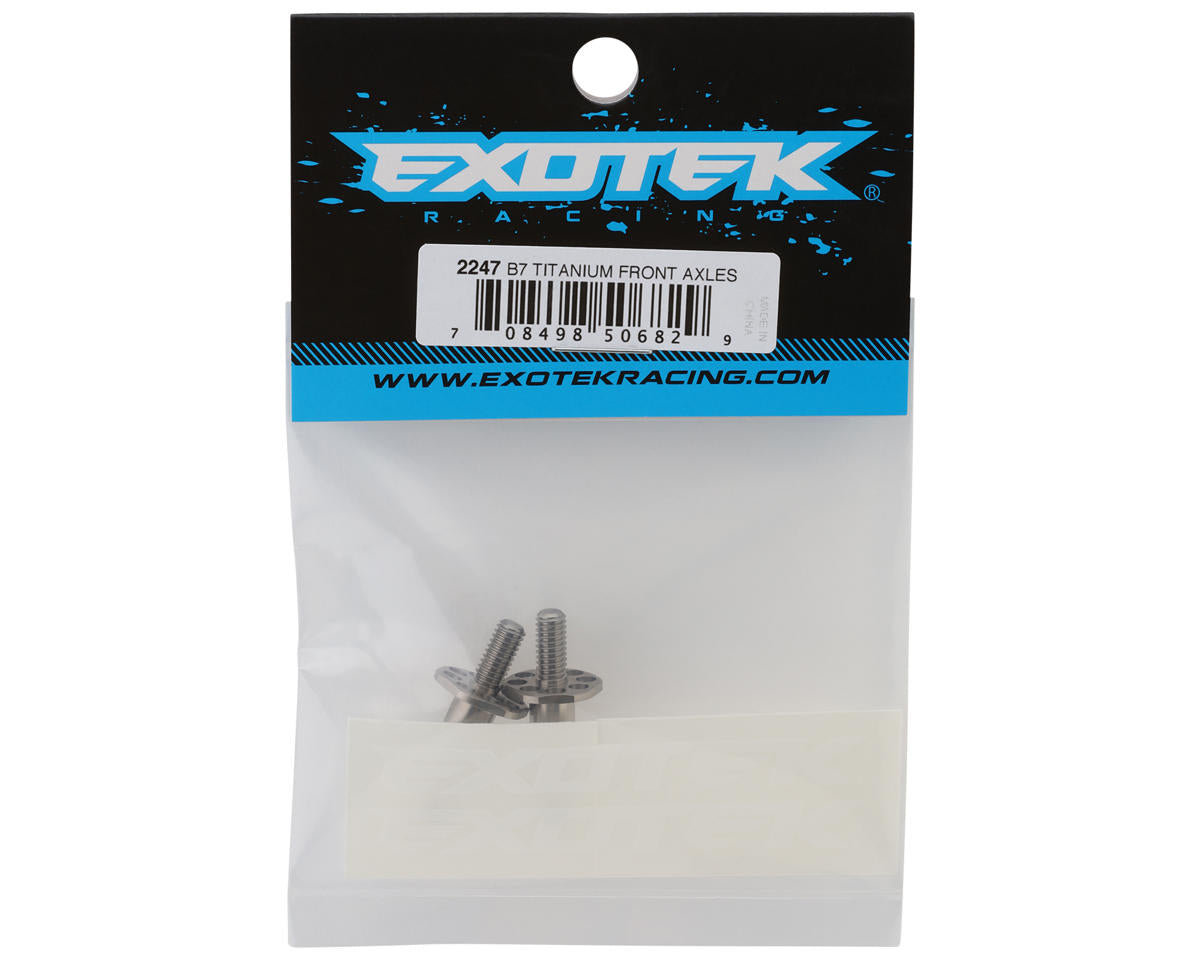 Exotek Associated B7 HD Titanium Front Axles (2)