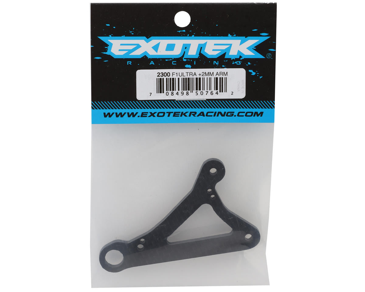 Exotek F1 Ultra R5 +2mm Carbon Fiber Wide Front Arm