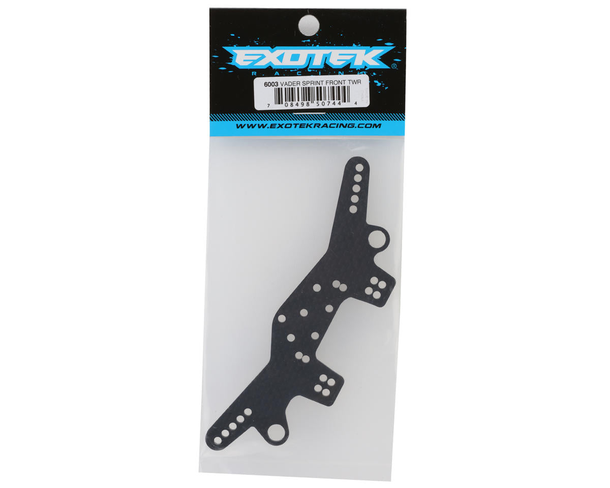Exotek Vader Sprint Carbon Fiber Front Shock Tower