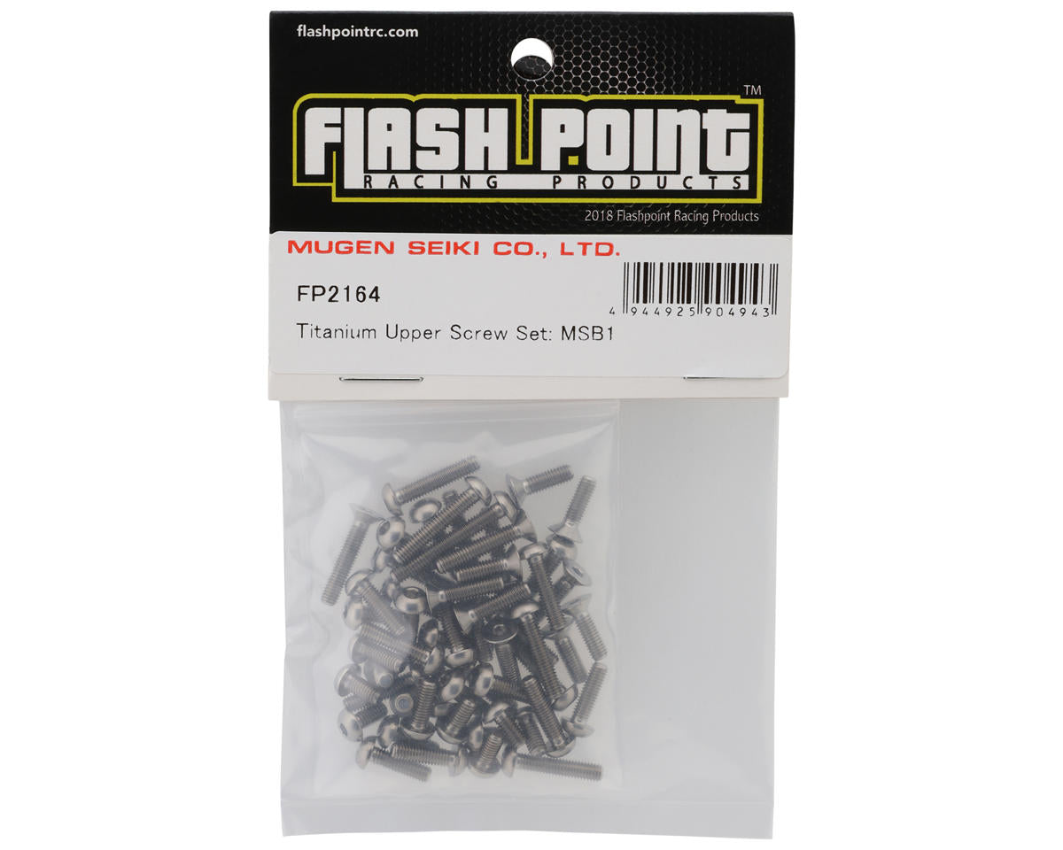 Flash Point MSB1 Titanium Upper Screws Set (Natural)