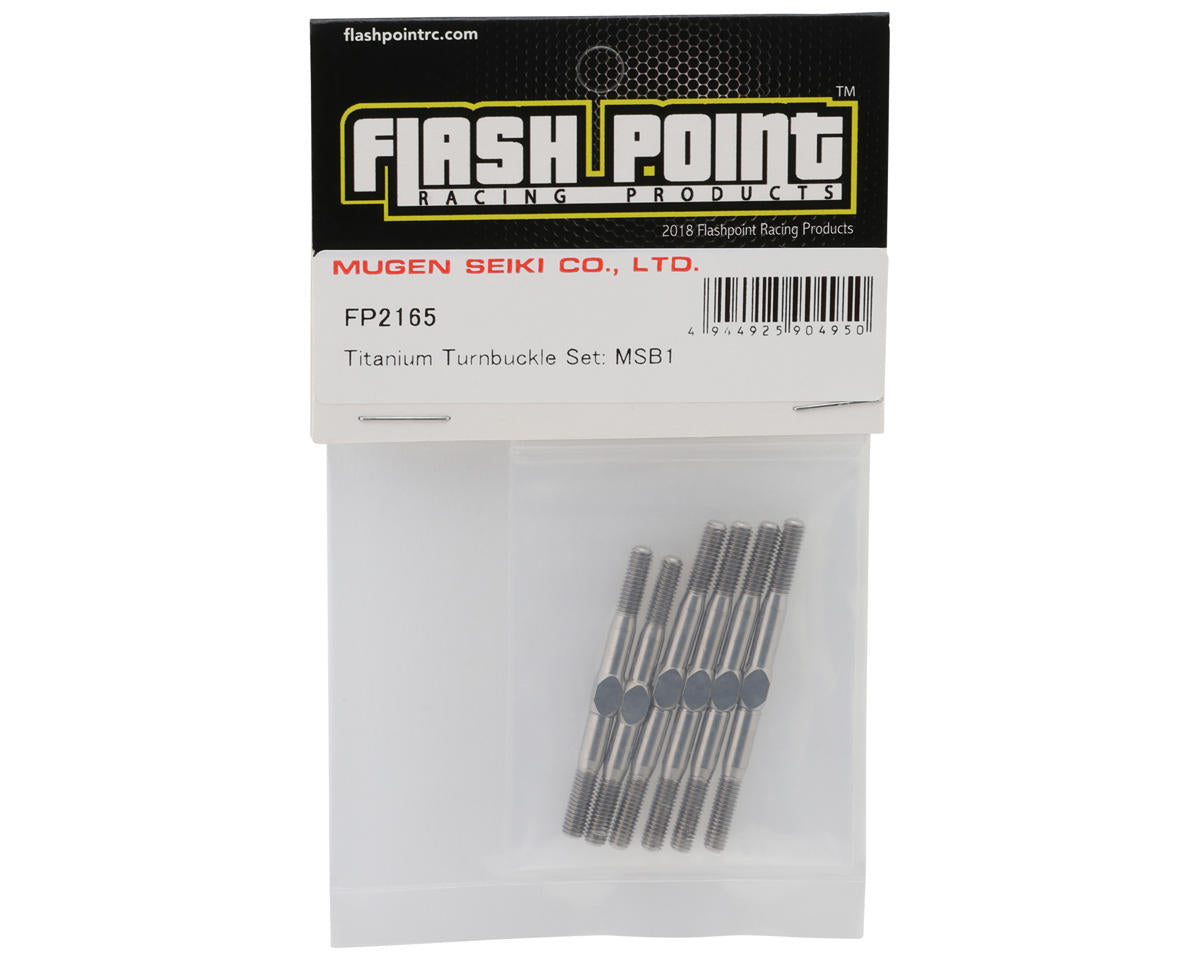 Flash Point MSB1 Titanium Turnbuckles Set (Natural)