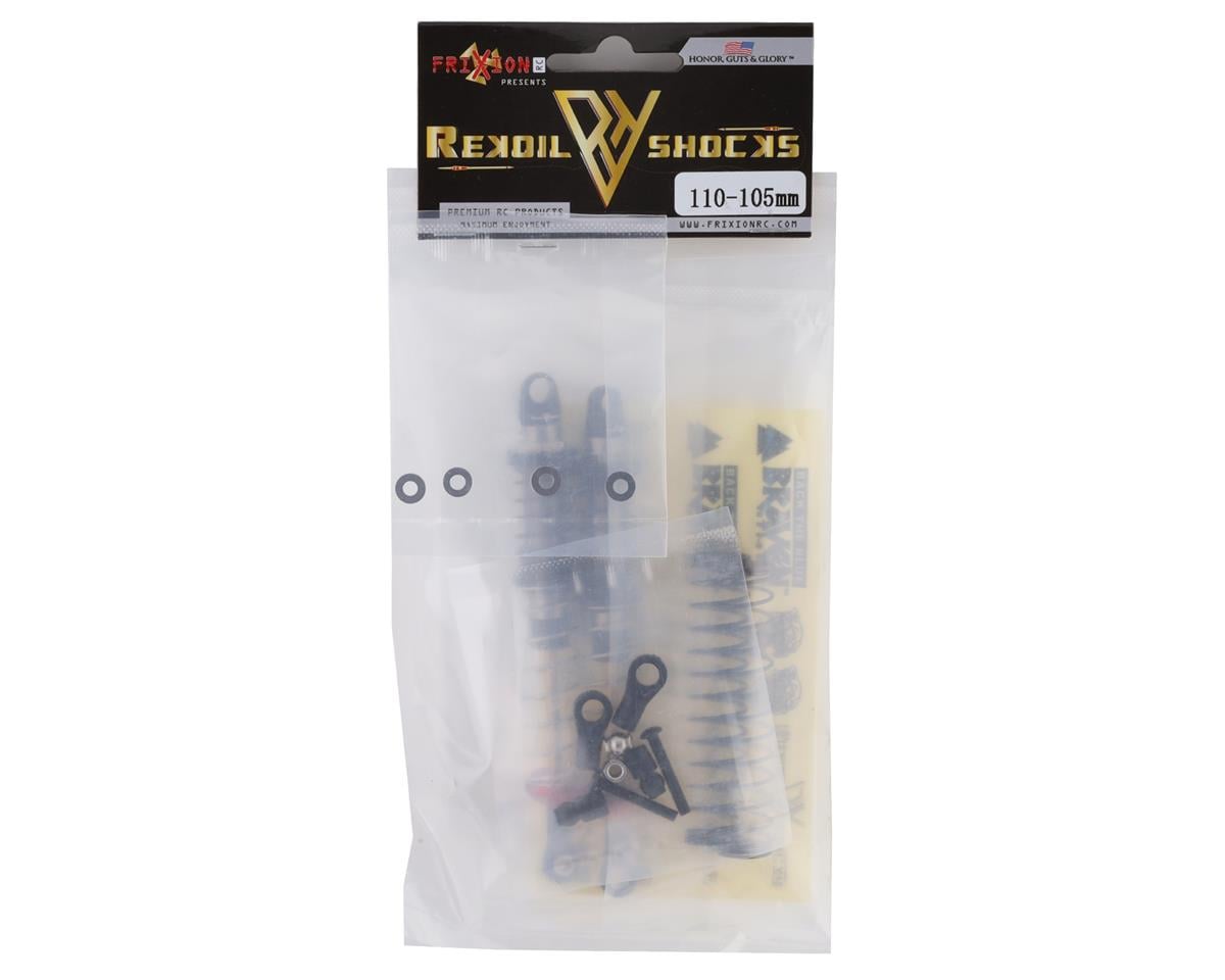 FriXion RC REKOIL Scale Crawler Shocks w/Xtender Rod Ends (2) (105-110mm)