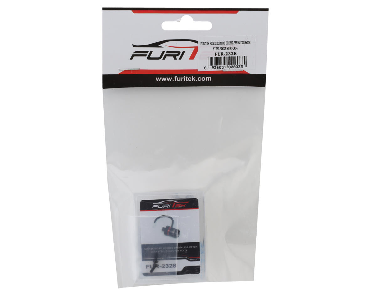 Furitek FMS FCX24 Micro Komodo Brushless Motor w/Steel Pinion Gear (3450kV)